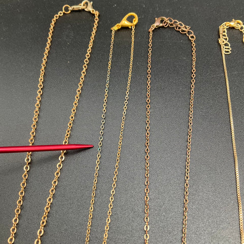 Fashion Costume Jewelry Lot of 10 Necklaces Gold Silver Rose Gold Tone Pendants