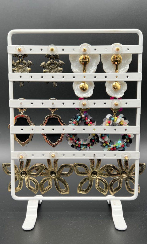 BaubleBar Statement Earrings Lot of 12 Pairs Colorful Beaded Tassel Rhinestone