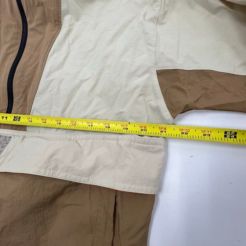 Nike Sportswear Repel Legacy Anorak Jacket Tan Beige Packable Pullover Men's XS