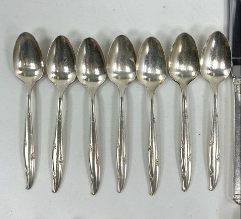 Community Morning Star & Rogers Remembrance Silver Plate 74pc Lot