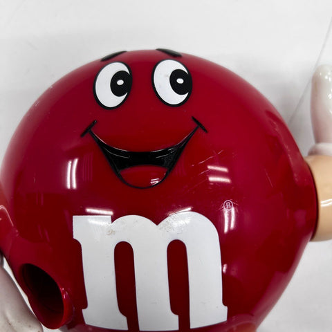 M&M's Candy Dispenser Lot Red and Blue Character Figures Vintage 1991