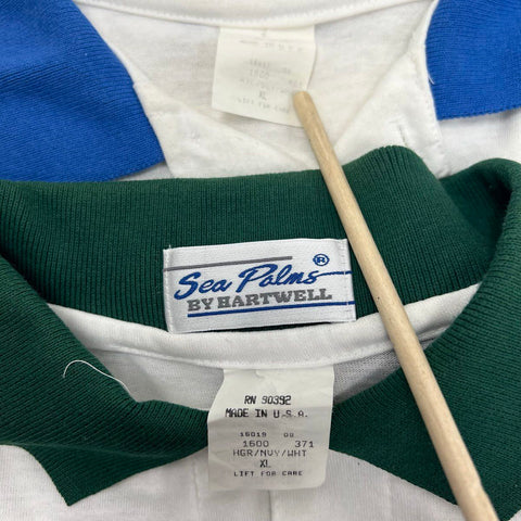 Vintage 90s Lot of 2 USA Softball ASA Polo Shirt Hartwell Made in USA Sz XL