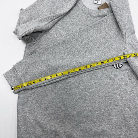 Nike Men's Gray Baseball Dri-FIT Sweatshirt Embroidered #42 Patches Sz XL