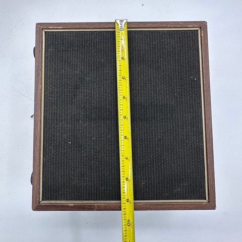 Vintage Bookshelf Speakers Pair Model 6328 Wood Grain Not Tested Sold As-Is