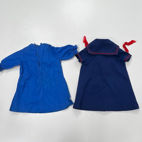 Vintage 60s 70s Lil' Airess Girls Clothing Lot Sailor Nautical 4pc Set Sz 3X