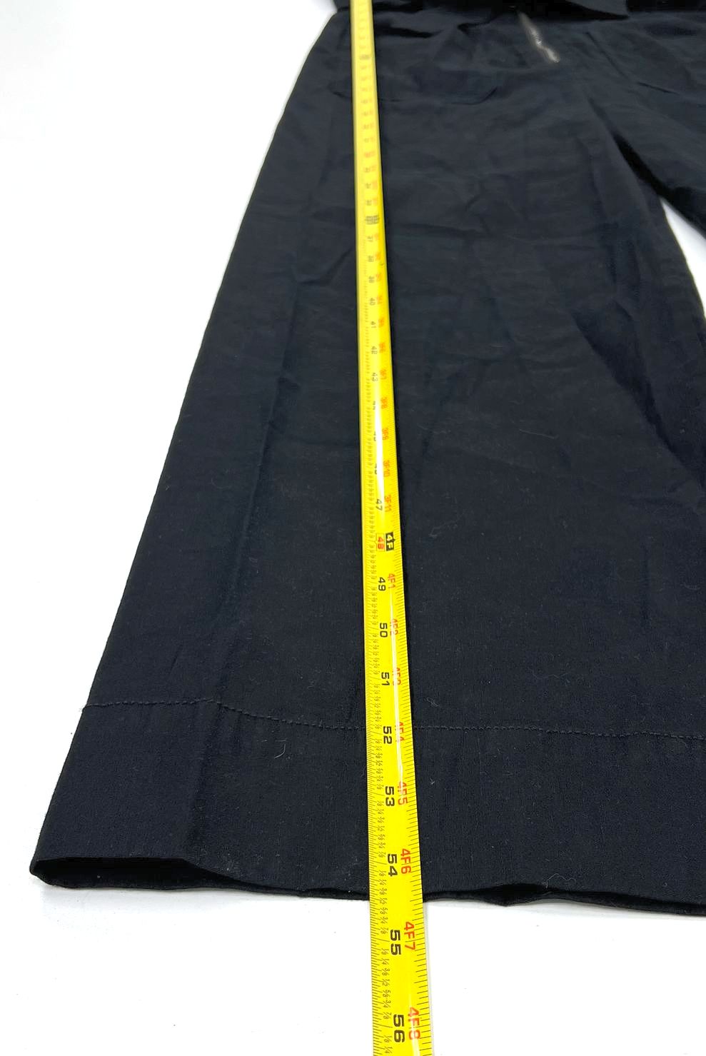 Maeve The Colette Black Zip Front Wide Leg Cropped Jumpsuit Women's 6