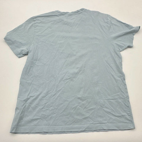 Psycho Bunny Men's Light Blue Pima Cotton Graphic T-Shirt Made for Mischief Sz 5