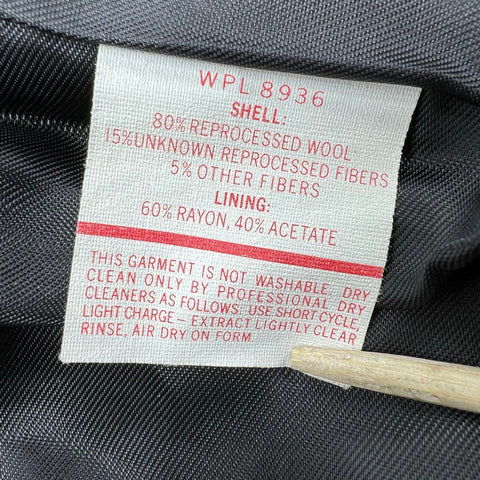 Vintage 80s Delong Wool Letterman Varsity Jacket Hooded Black Yellow '83 Sz 34