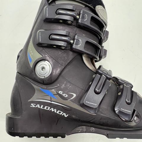 Salomon Performa 6.0 Women's Ski Boots Size 23.5 US 6 Black Flex 65-70