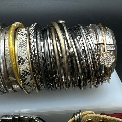 Fashion Jewelry Bracelet Lot 60+ Bangles Beaded Cuffs Paparazzi Boho Styles