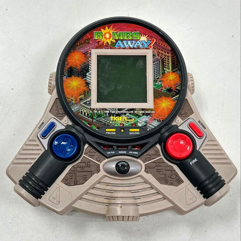 Vintage Tiger Electronics Bombs Away Handheld Electronic LCD Game 1998 Tested