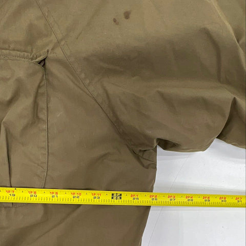 Vintage 90s Cabela's Men's Goose Down Parka Coat Olive Hunting Field Jacket L