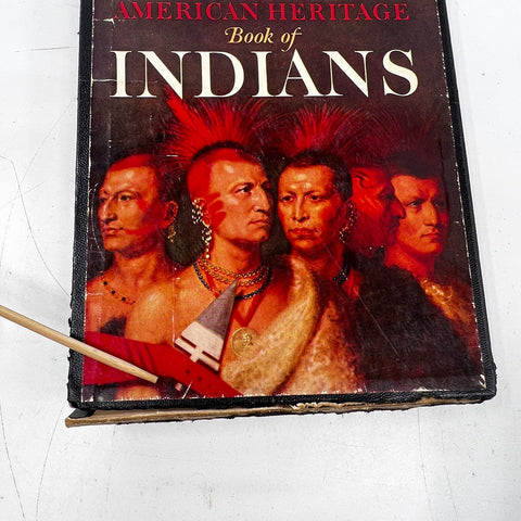 American Heritage Book of Indians JFK Intro Hardcover 1961 History 9x12