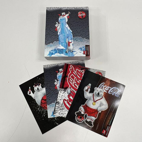 Vintage Coca-Cola Polar Bear Notebook Cover Lot 4 Styles New Old Stock NOS