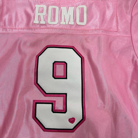 Reebok Womens Pink Dallas Cowboys Tony Romo #9 Stitched NFL Jersey XL