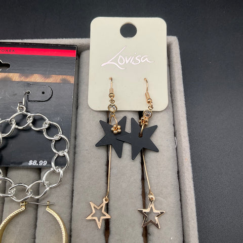 Kate Spade Sofia Vergara Lovisa Earrings Jewelry Lot 9 Pairs Hoops Studs Drops