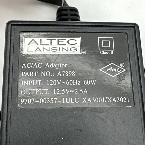 Vintage Altec Lansing XA3021 2.1 Gaming Speaker System Subwoofer Set