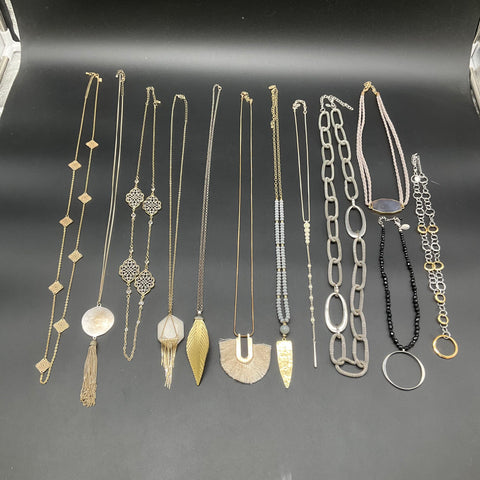 White House Black Market Silpada Chico's Banana Republic Necklace Lot of 11