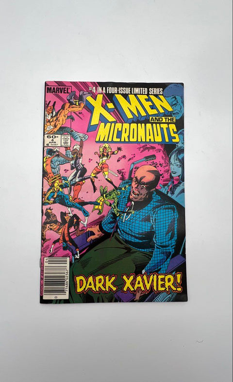 X-Men and the Micronauts #2 #3 #4 Comic Lot Marvel 1984 Limited Series