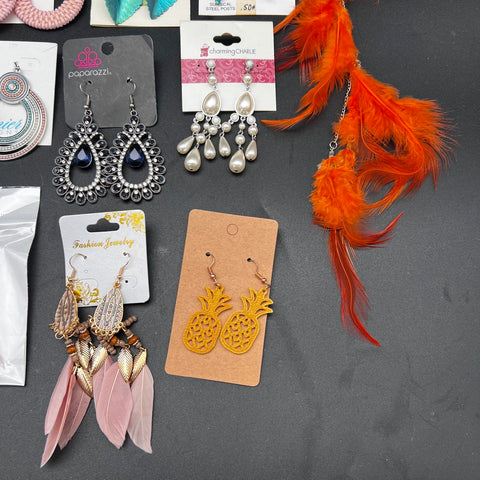 Fashion Earring Jewelry Lot 25 Pairs BaubleBar Paparazzi Charming Charlie Boho