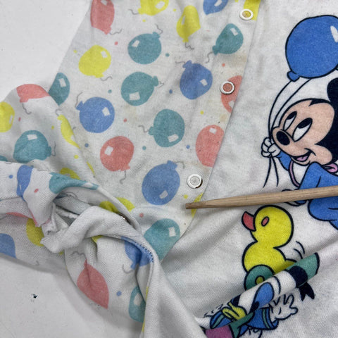 Vintage 90s Kids Clothing Lot Disney Lee Mickey Mouse Graphics Sz 24M 2Y
