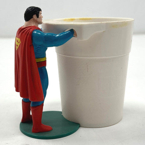 Burger King DC Super Heroes Cup Lot 4 Pieces Batman Superman Wonder Woman 2003