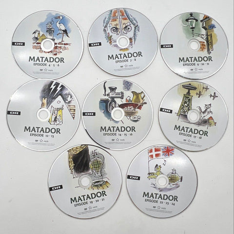 Matador Kollektionen 1929-1947 Danish TV Series 8 Disc DVD Box Set DR