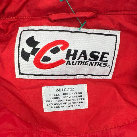 Vintage Y2K Chase Authentics Youth NASCAR Dale Earnhardt Jr #8 Jacket Red M