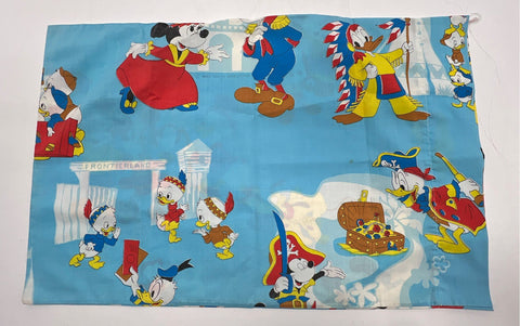 Vintage Character Bedding Lot Disney McDonald's MLB Pillowcases Flat Sheet 4pc