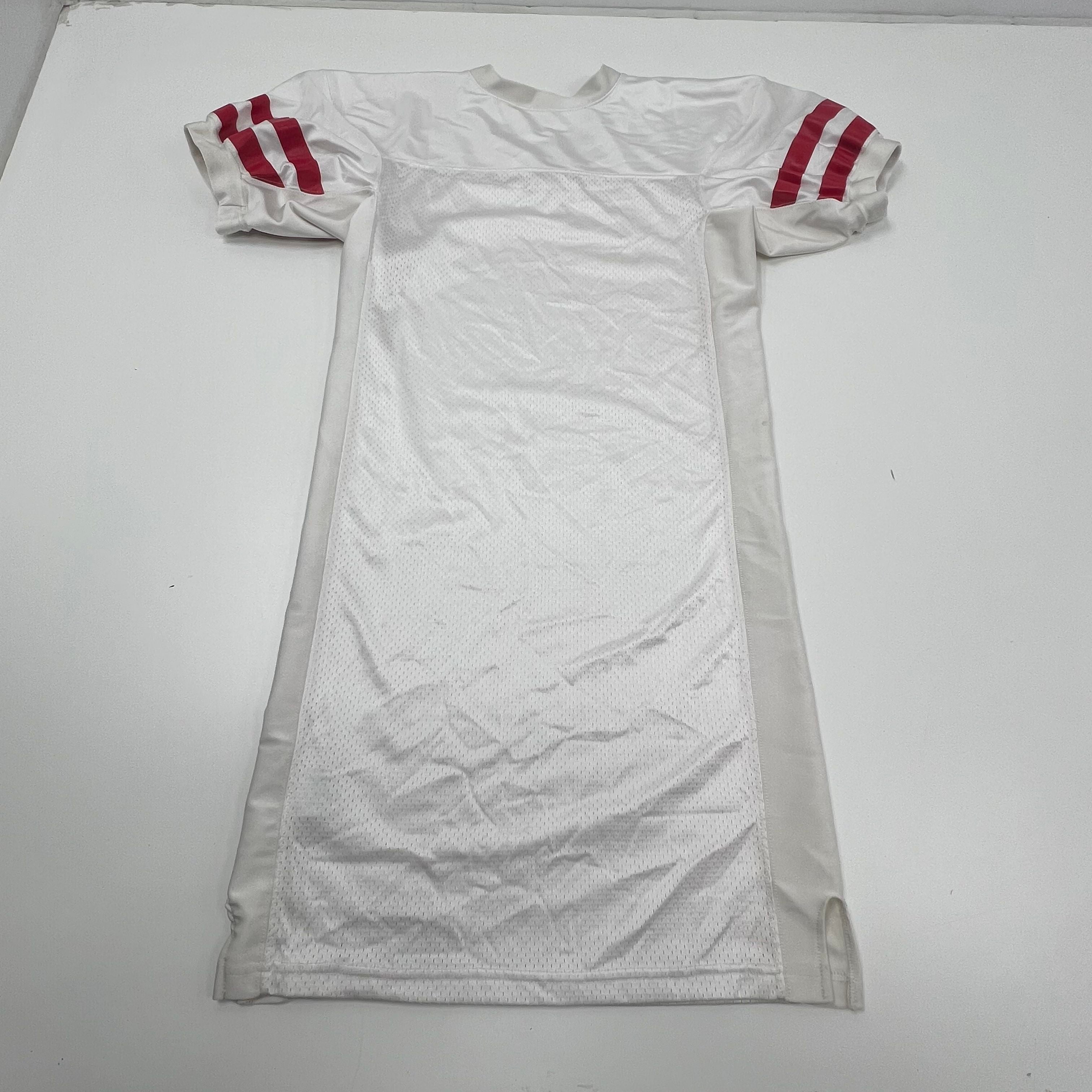 Adidas Nebraska Huskers Football Jersey Dress White Women's 44 Medium?