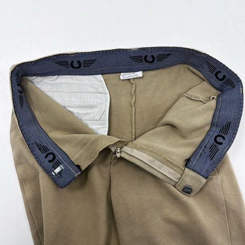 Equine Couture Women's Tan Knee Patch Equestrian Jodhpurs Breeches Sz 30