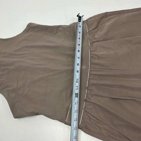 Victoria's Secret Women's Taupe Sleeveless Wide Leg Jumpsuit Back Cutout Sz L