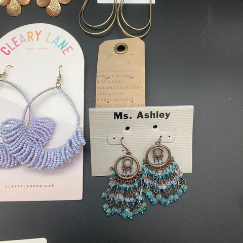 Anthropologie WHBM Lane Bryant World Market Earrings Jewelry Lot of 16