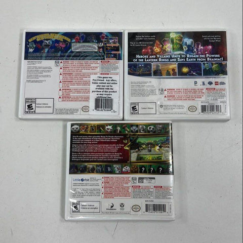 Lego Batman 3 Pac-Man Ghostly Adventures 2 5 Game Lot Nintendo 3DS DS