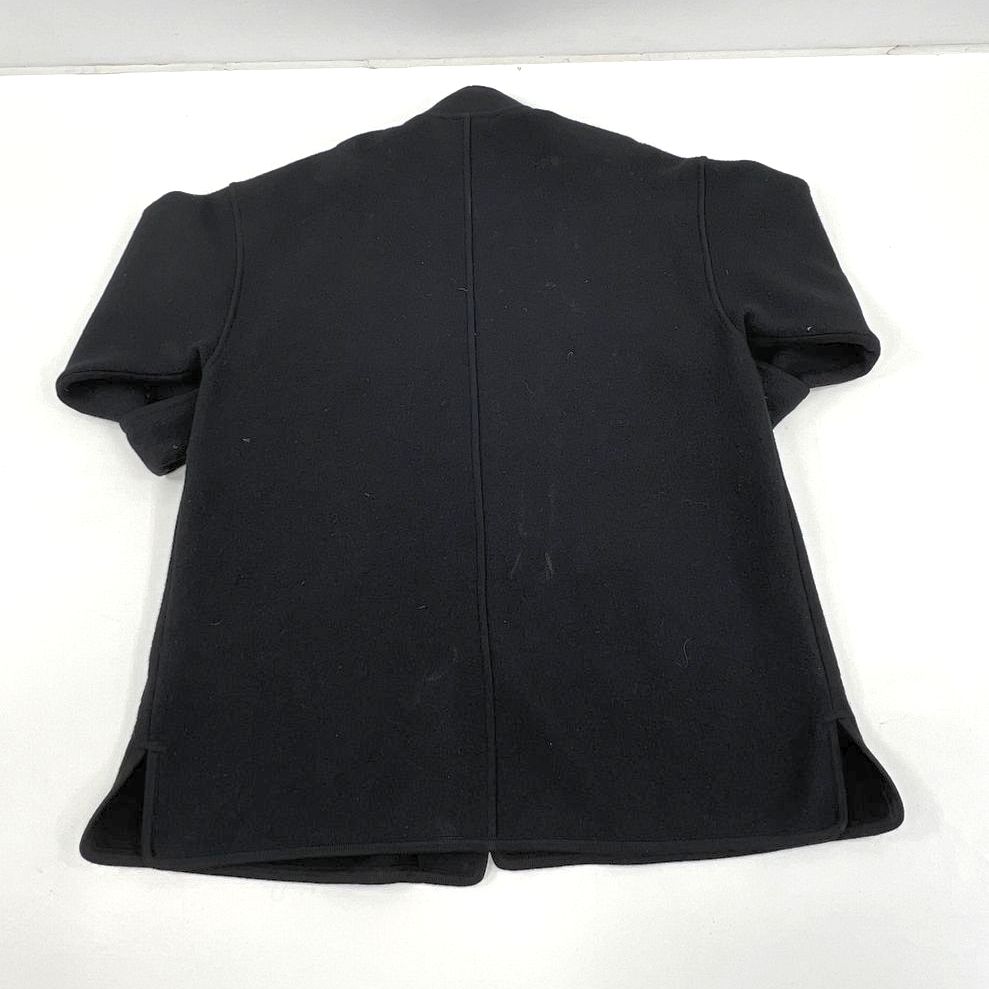 VTG Women's Geiger Collection Austria Black Wool Button Front Coat - Size 38