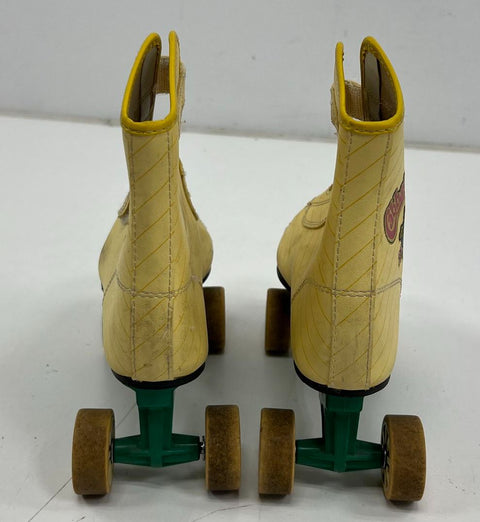 Vintage 80s Cabbage Patch Kids Roller Skates Squirrel Wheels Velcro Sz 3