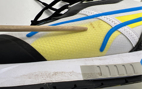 Puma Mirage Sport Remix White Blue Yellow Men's Sneakers Size 13