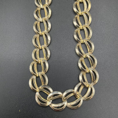 Vintage Avon Gold Silver Tone Jewelry Set 7pc Necklaces Bracelet Rhinestone