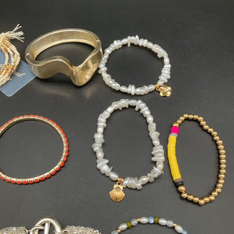 Fashion Jewelry Lot 17 Universal Thread Beaded Cuff Charm Link Bracelets Hope