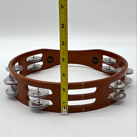 Meinl 10" Double Row Wood Headless Tambourine Autographed Rock On '13