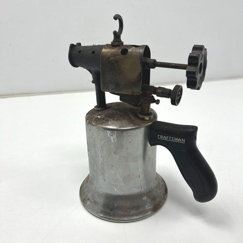 Vintage Craftsman Blow Torch Industrial Decor Metal & Plastic Handle