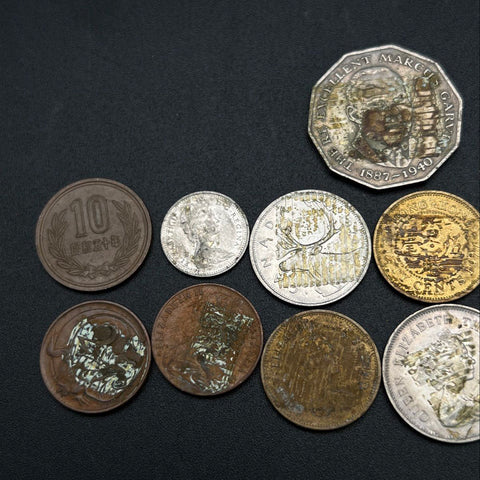 Vintage World Coin Lot Jamaica Canada Australia Hong Kong British Coins