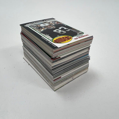 100+ Card Football Lot NFL Topps Upper Deck 1990s 2000s Stars & Inserts