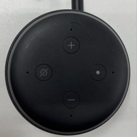 Amazon Echo Dot 3rd Generation Smart Speaker Charcoal With Power Adapter Tested