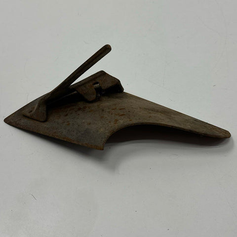 Vintage Cast Iron Agricultural Plow Share Point Moldboard Primitive Farm Tool