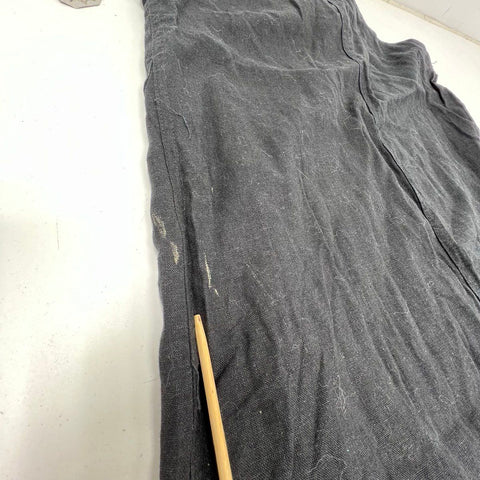 NWT For Cynthia Linen Blend Hooded Cowl Neck High Low Maxi Dress Sz L