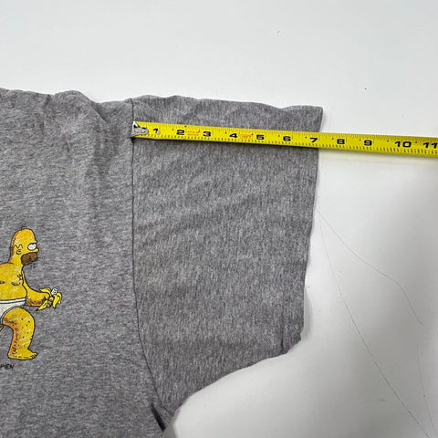 Vintage 2000 The Simpsons Homersapien Evolution Graphic T-Shirt Sz XL