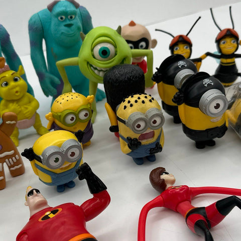McDonald's Happy Meal Toy Lot 23 Pcs Minions Shrek Incredibles Monsters Inc