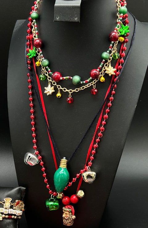 Claire's Paparazzi Holiday Costume Jewelry Lot of 45 Necklaces Earrings Pins