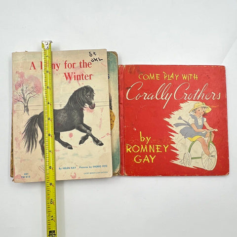 Children's Books Lot Little Golden Books Scholastic Disney 4 Pieces 1940s-1960s
